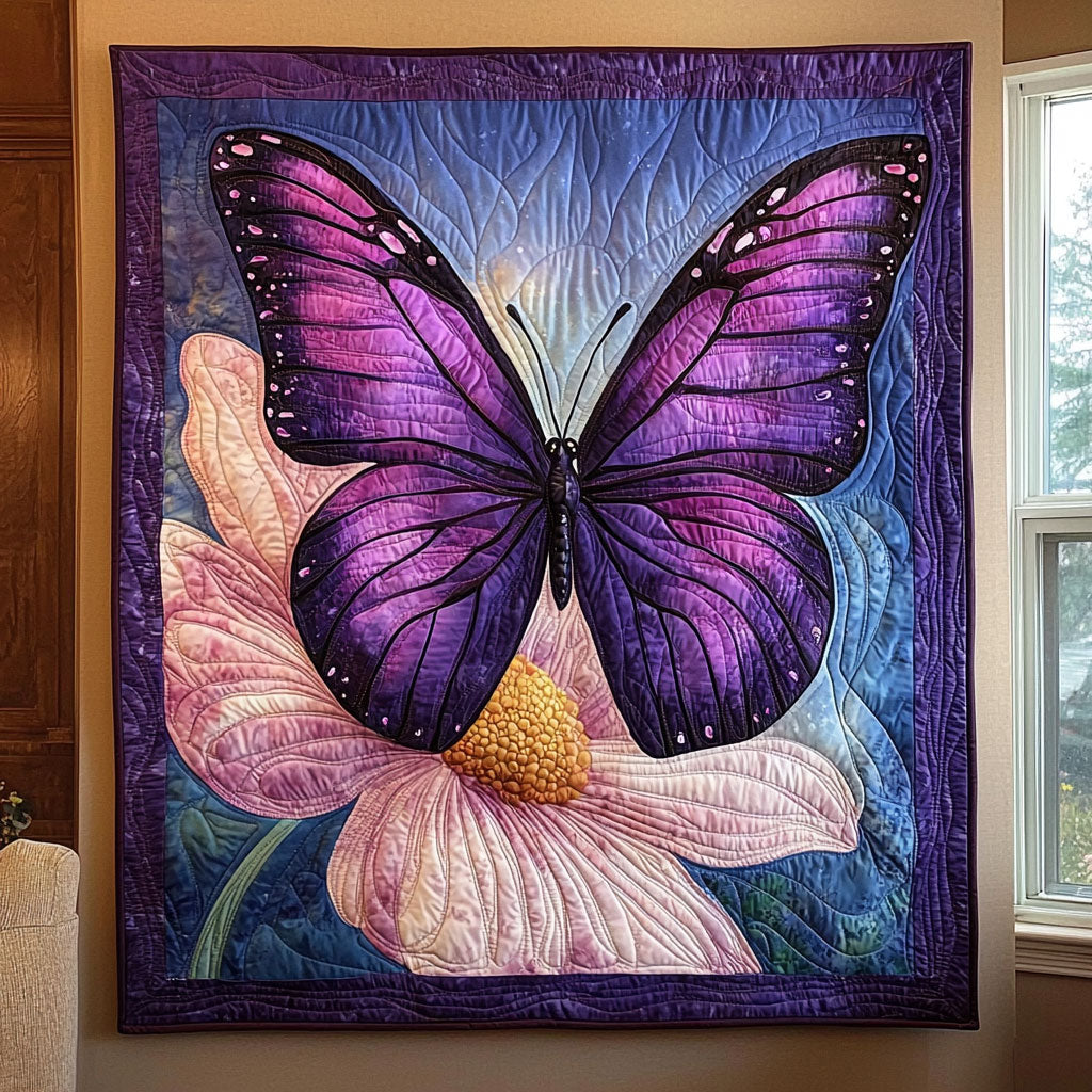 Violet Spirit Butterfly QA1601009CL Quilt