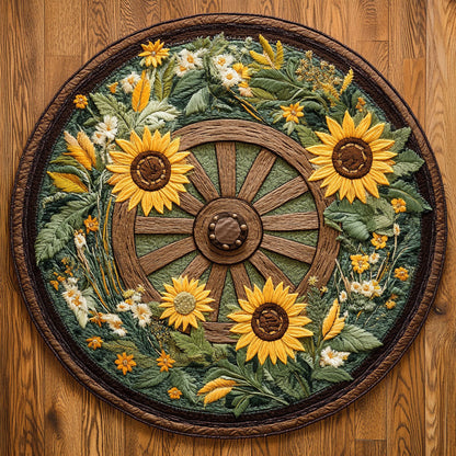 Wheel Patch WN2805058CL Quilted Round Mat