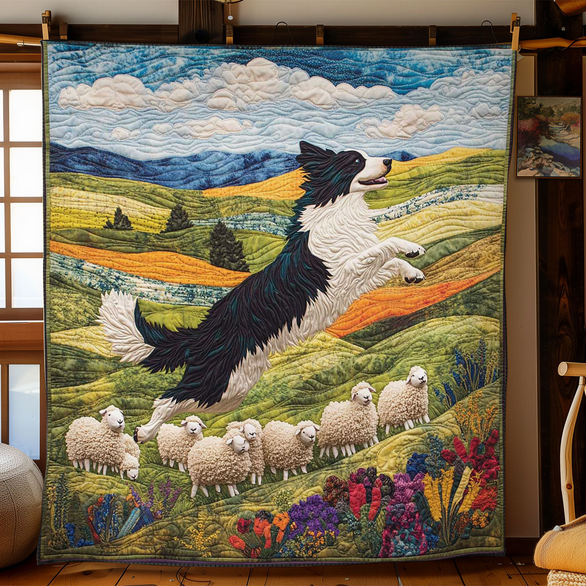 Guardian Collie WN0601092CL Quilt