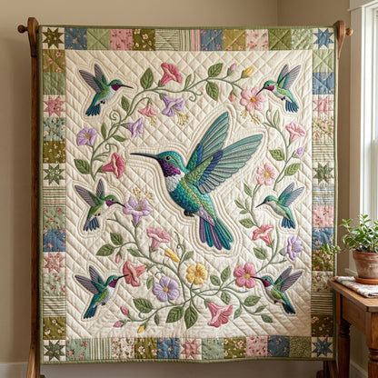 Hummingbird Garden XR0804004CL Quilt
