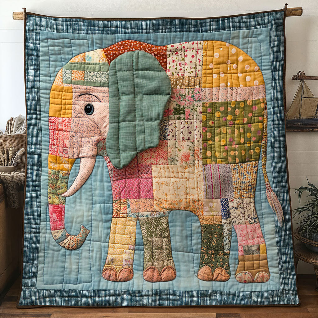 Tribal Elephant WN0801095CL Quilt