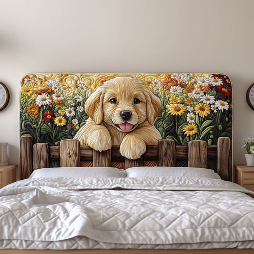 Playful Dog QA0801004CL Quilted Headboard Slipcover