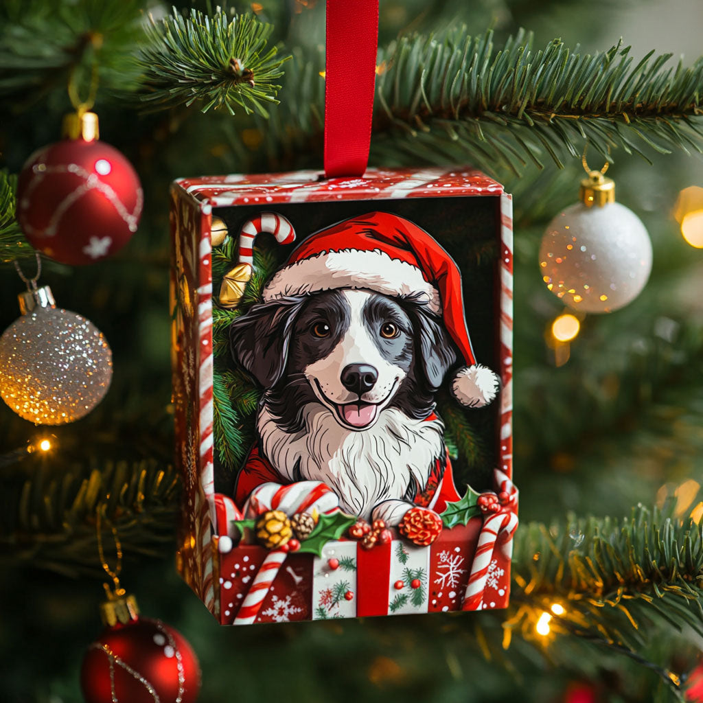 Border Collie Magic WN1510011CL Christmas Ornament