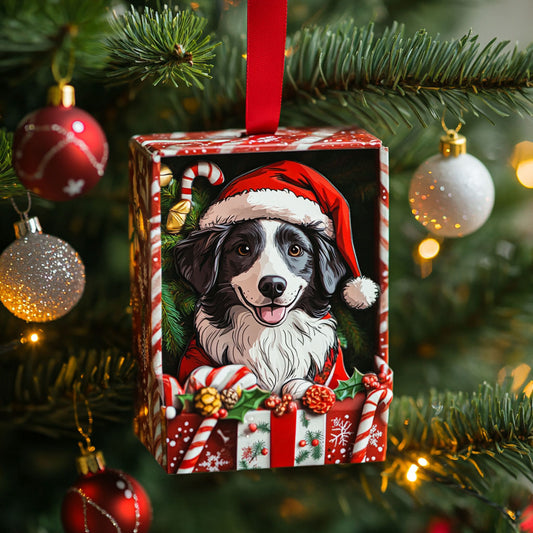 Border Collie Magic WN1510011CL Christmas Ornament
