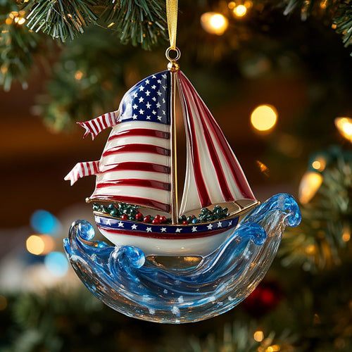 Sail Voyage CW2511043CL Christmas Ornament