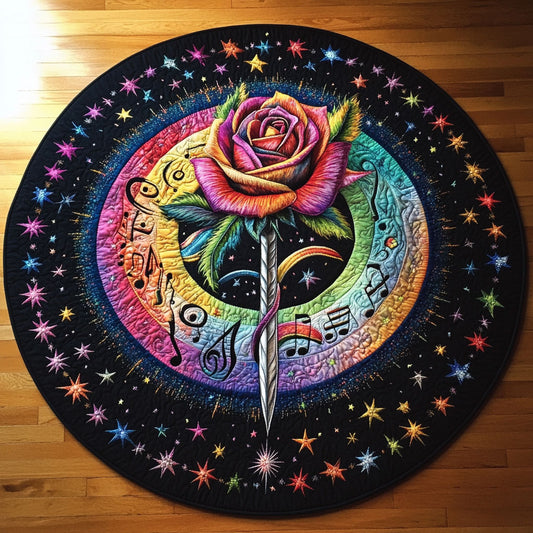 Storm Rose WN2708075CL Quilted Round Mat