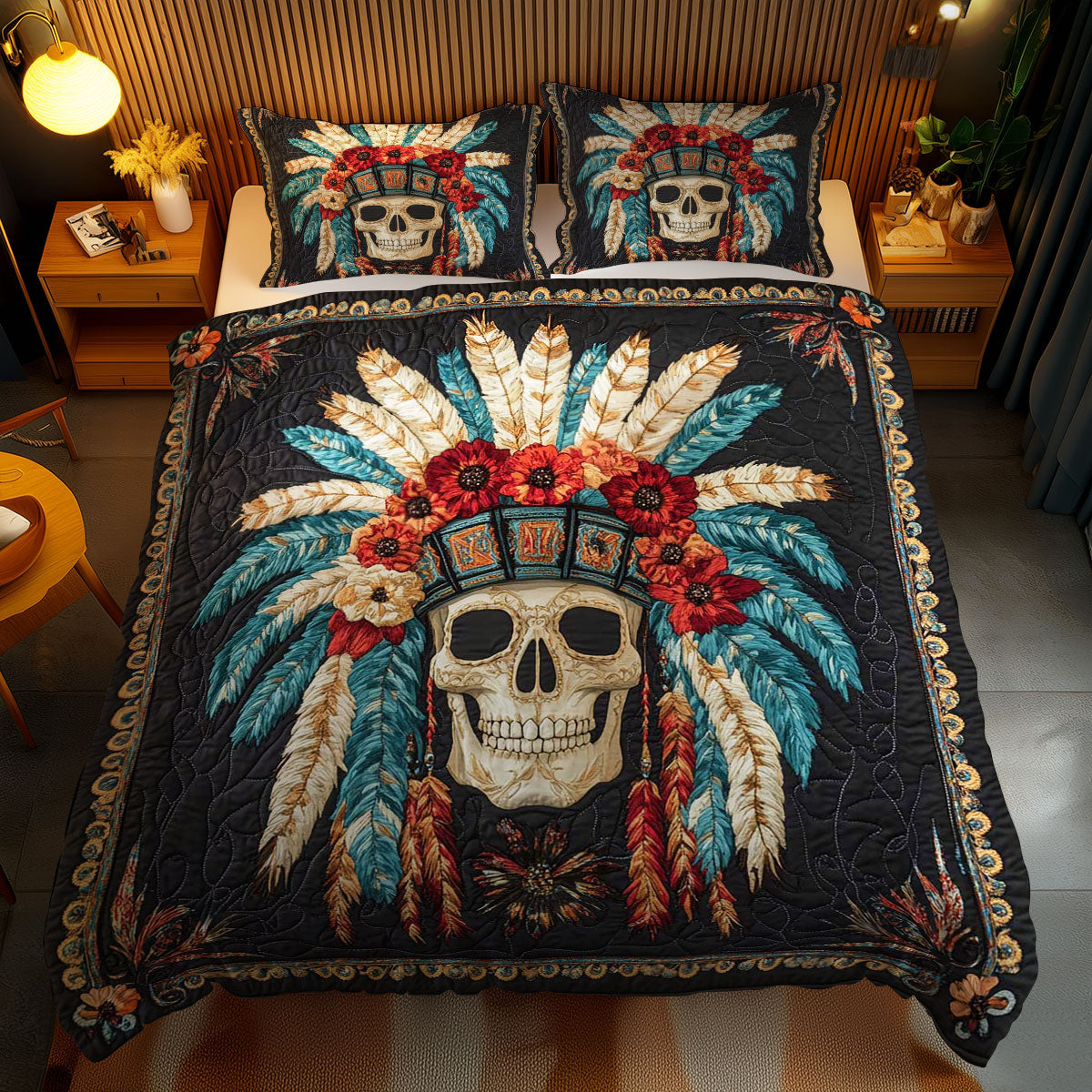 Skull Of Heritage WN2301084CL Duvet Cover Set