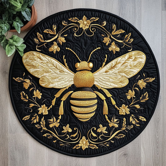 Golden Bee CW2605463CL Quilted Round Mat