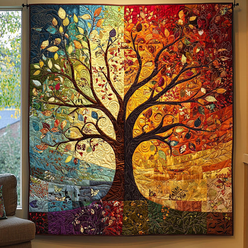 Vibrant Tree Of Life QA1401002CL Quilt