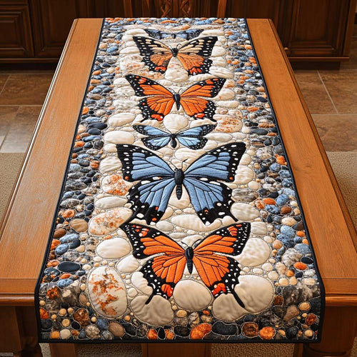 Shining Butterfly WN2804059CL Quilted Table Runner
