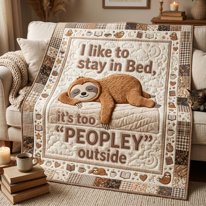 I Like To Stay In Bed XR1505020CL Quilt