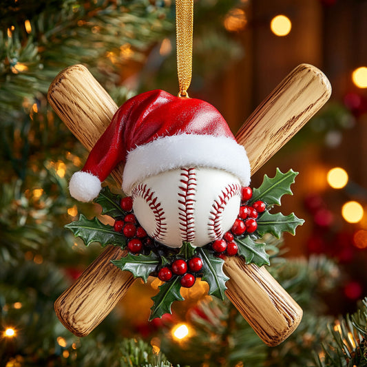 Baseball Charm CW2311009CL Christmas Ornament