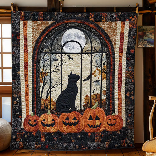 Witchy Cat Charm WN0703061CL Quilt