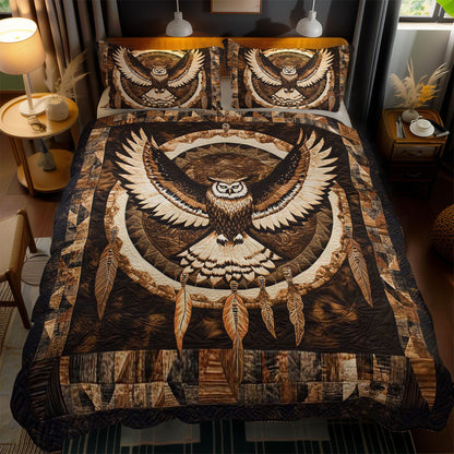 Sacred Owl Totem WN2301081CL Duvet Cover Set