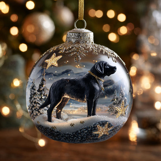 Labrador Glow CW0112031CL Christmas Ornament