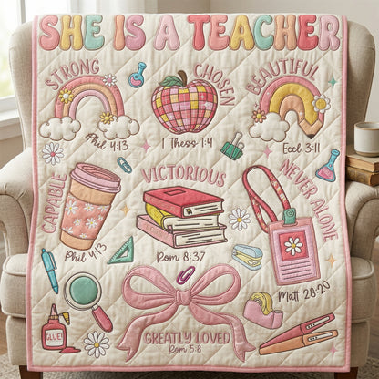 She Is A Teacher HM0604004CL Quilt