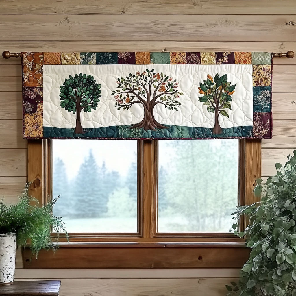 Tree Of Life WJ1403051CL Quilted Valance – SnuggleDen