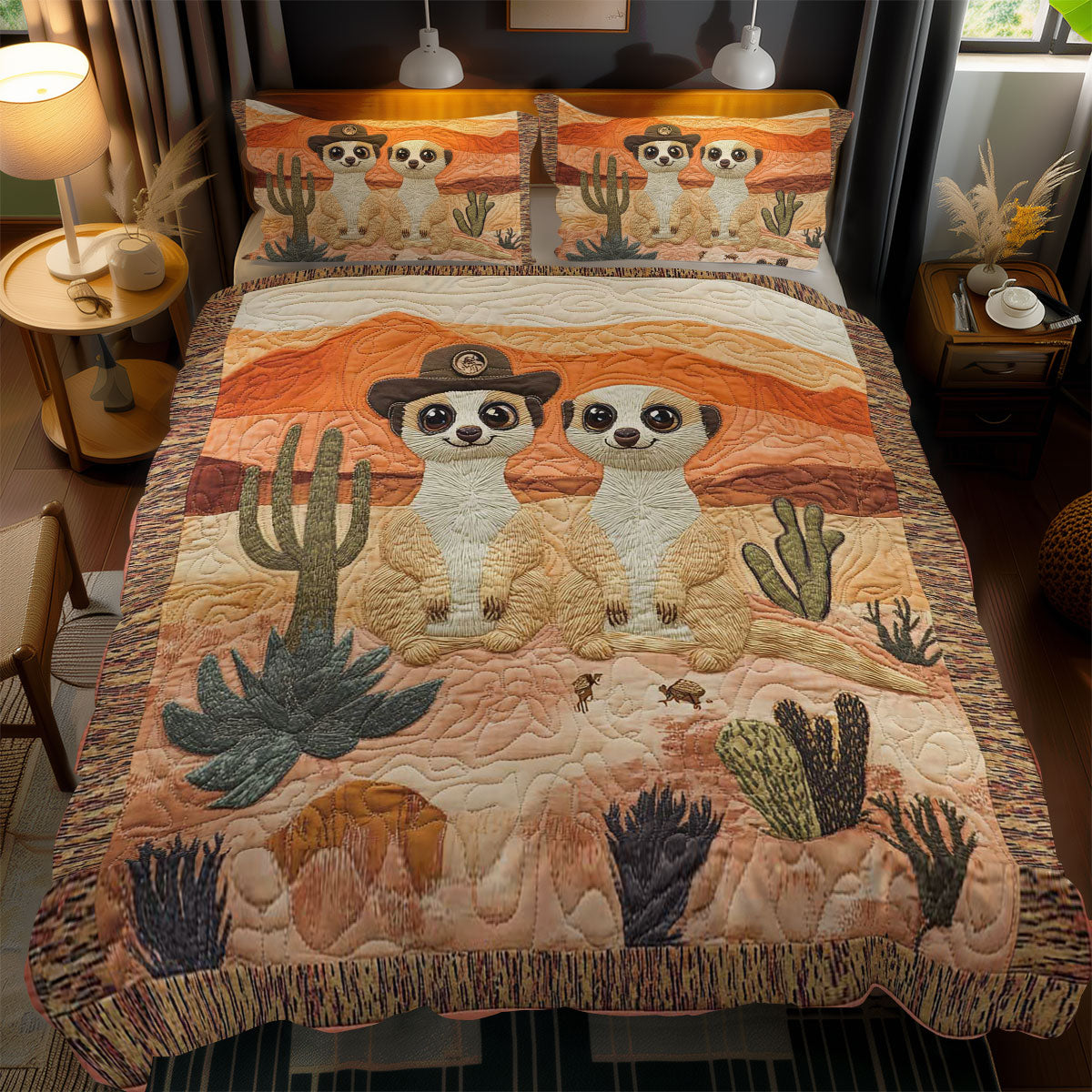 Happy Meerkat WN0803103CL Duvet Cover Set