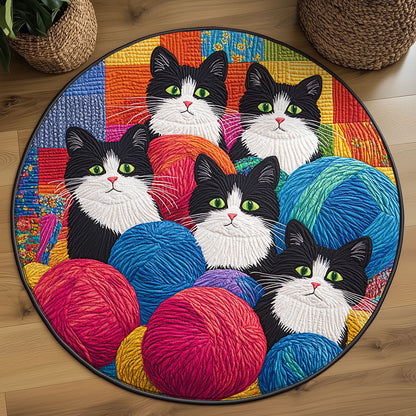 The Yarn Keeper WJ0108049CL Quilted Round Mat
