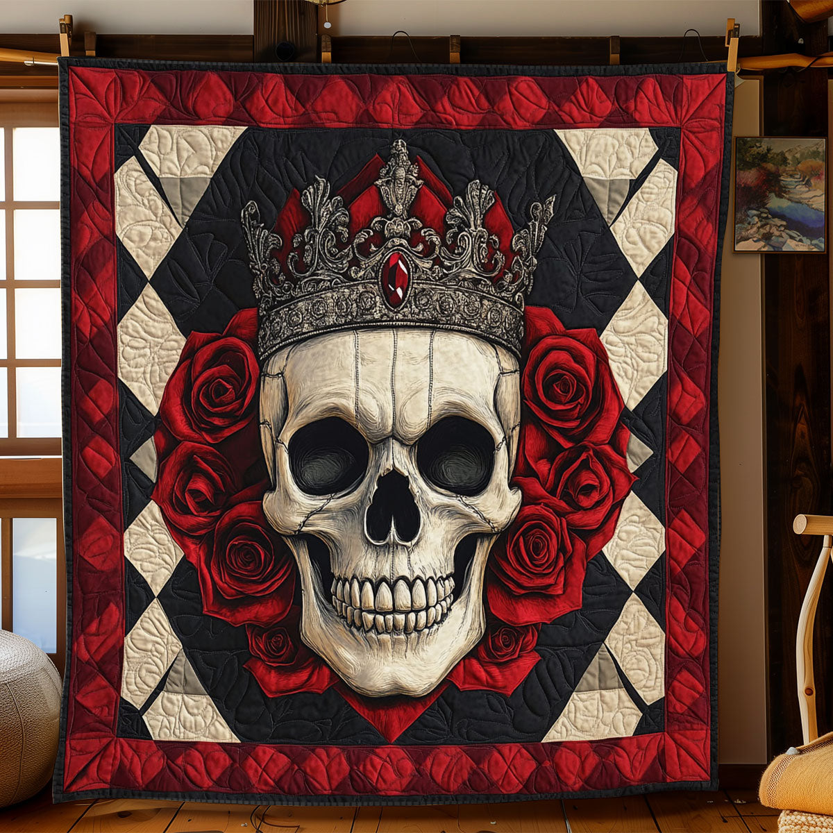 Crowned Skull CP0601033CL Quilt