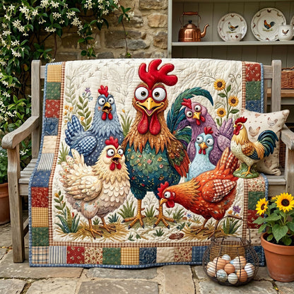 The Chicken Committee WN0406015CL Quilt