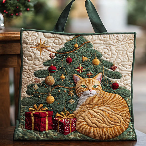 Holiday Meow CP3010017CL  Quilted Tote Bag