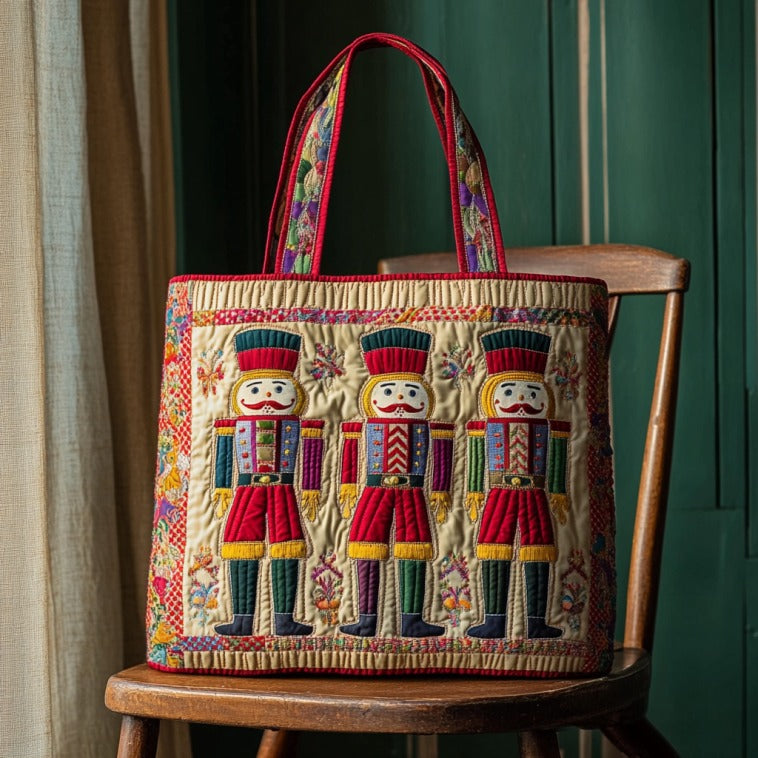 Nutcrackers XR1710002CL Quilted Tote Bag