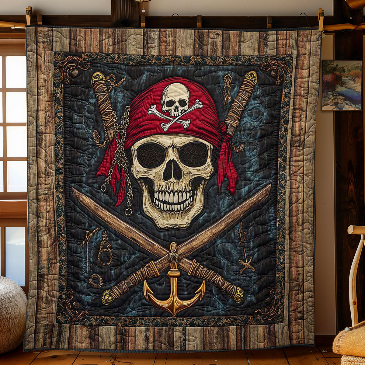 Anchor Of The Skull WN2301022CL Quilt