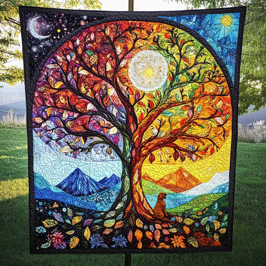 Eternal Tree Of Life WN2001015CL Quilt