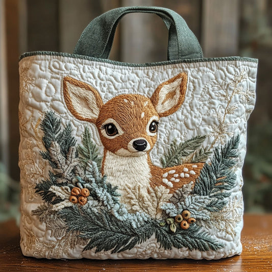 Cozy Fawn CP0112189CL Quilted Tote Bag