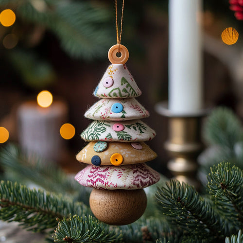 Folk Christmas Tree WN1512027CL Christmas Ornament