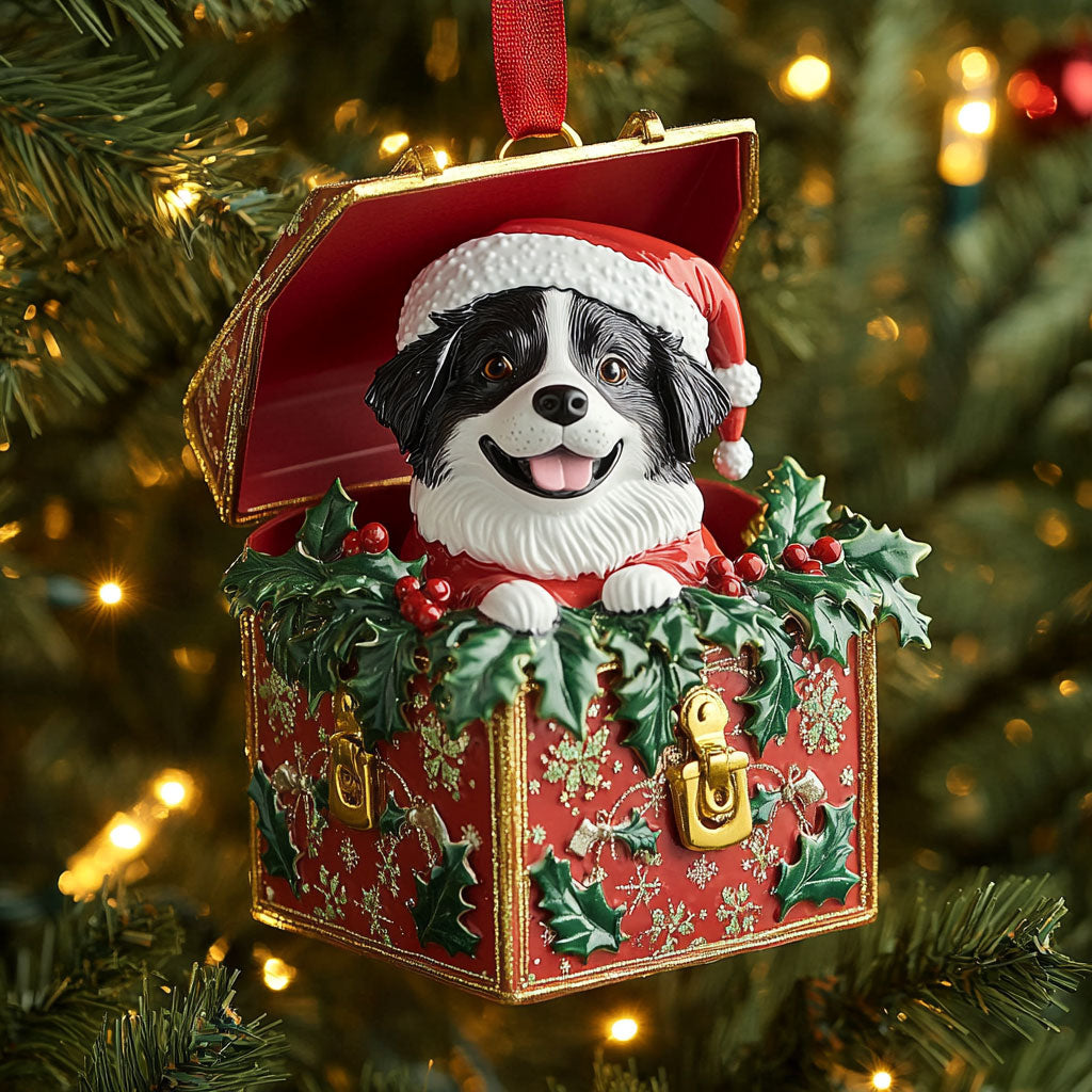 Border Collie Christmas Star WN1510004CL Christmas Ornament