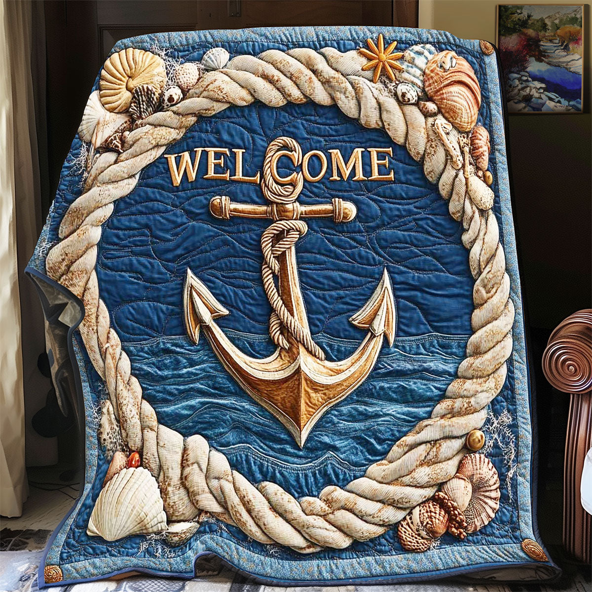 Marine Symbol WP2502013CL Quilt