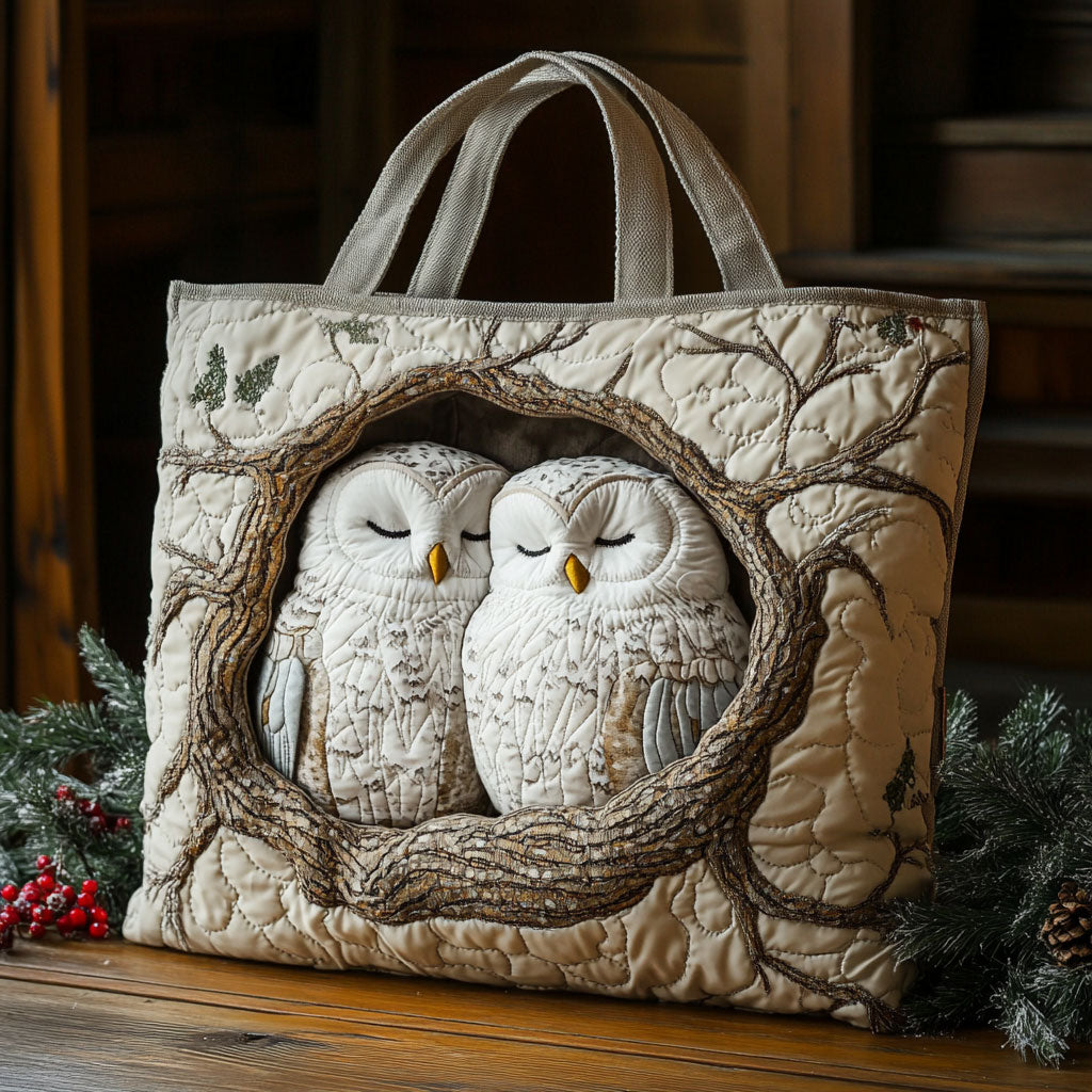 Owl Haven CP0112221CL Quilted Tote Bag