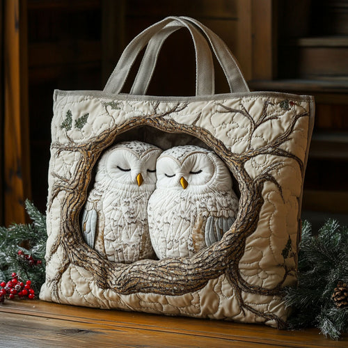 Owl Haven CP0112221CL Quilted Tote Bag