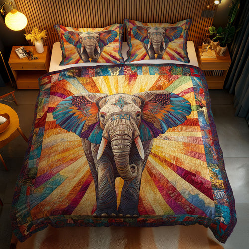 Radiant Elephant WN1002078CL Duvet Cover Set