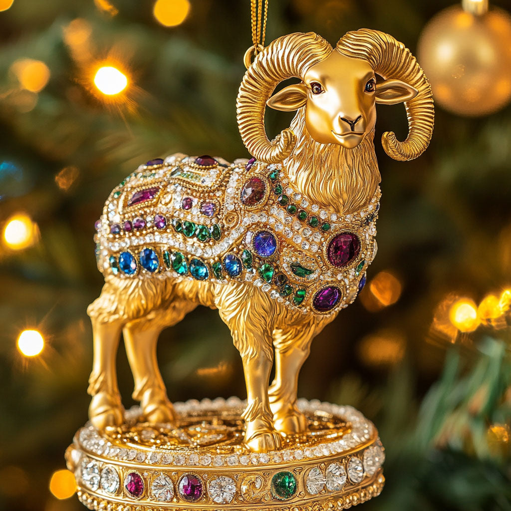 Golden Ram CW2711027CL Christmas Ornament