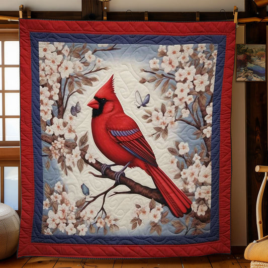 Cardinal And Stripes WN2002032CL Quilt