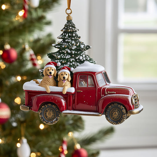 Holiday Hounds Delivery LT3010013CL Christmas Ornament