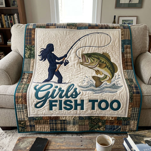 Girls Fish Too WN2904007CL Quilt