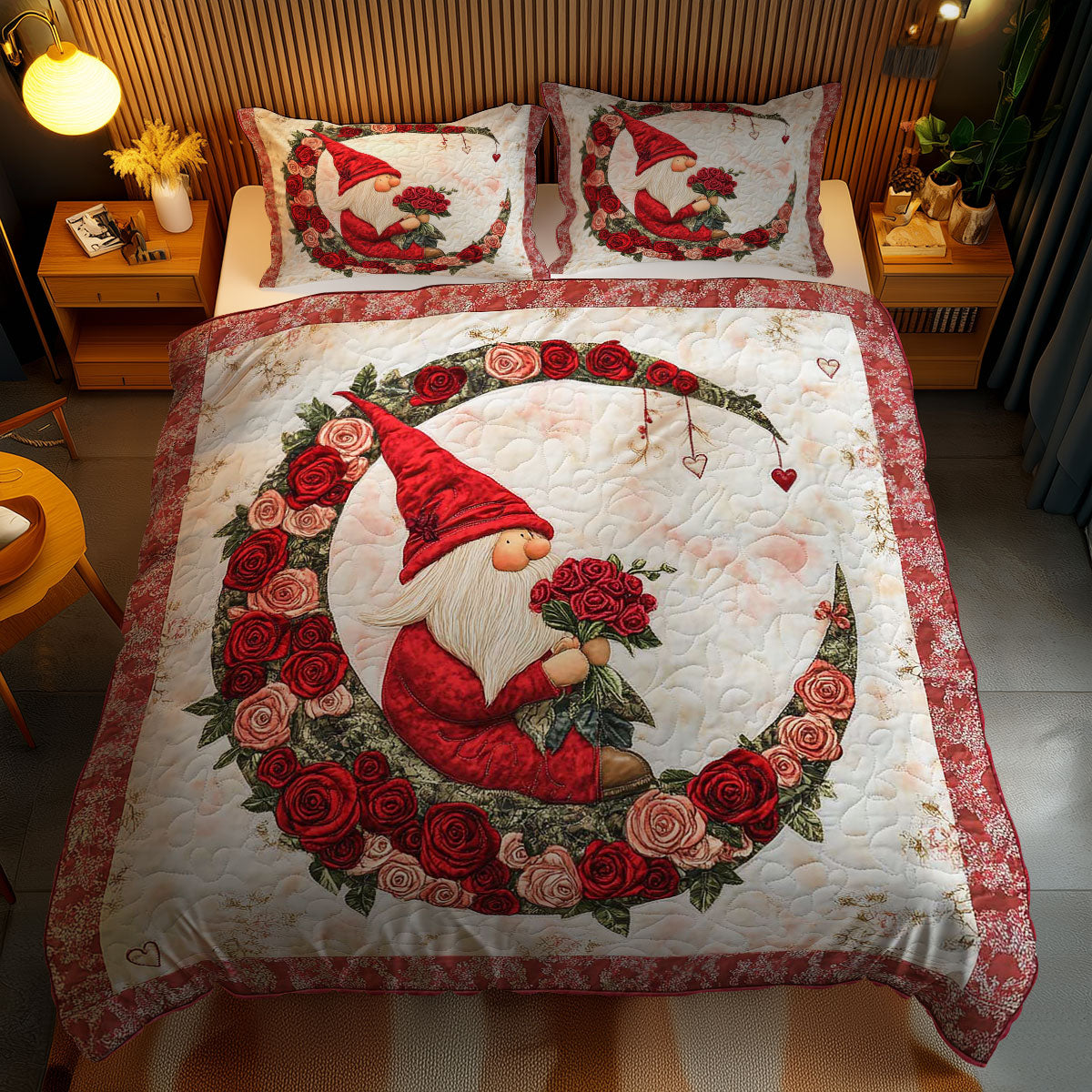 Scarlet Crescent Gnome WN0201064CL Duvet Cover Set