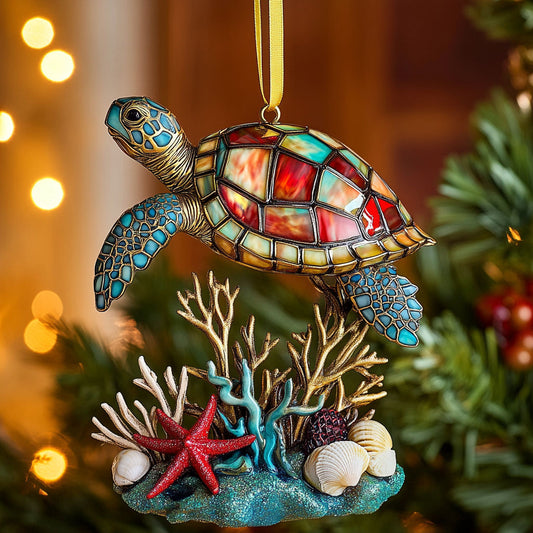 Ocean Turtle Magic CW2010049CL Christmas Ornament