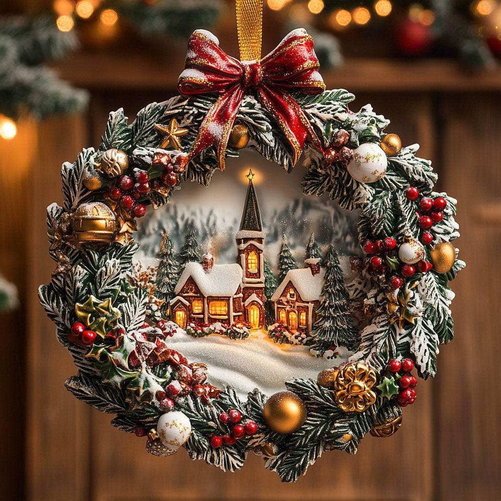 Christmas Village CW2510036CL Christmas Ornament