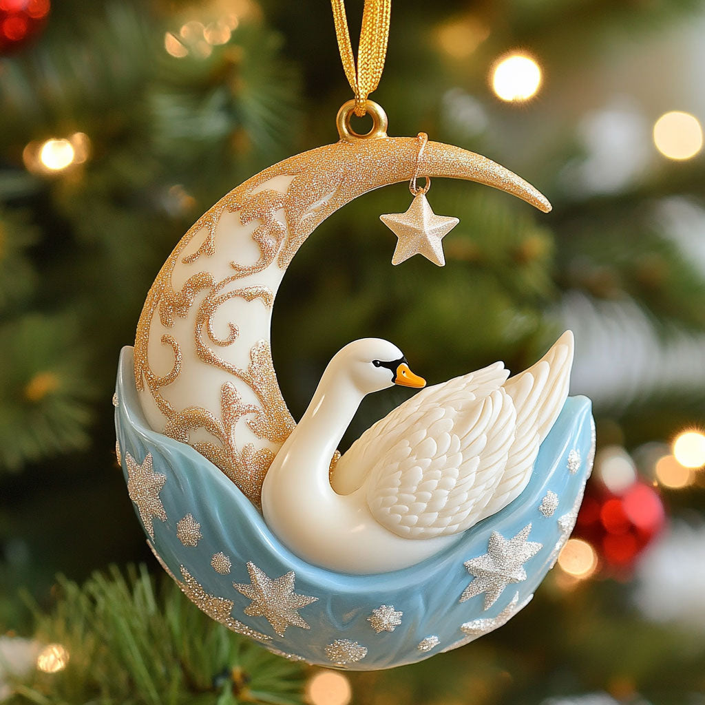 Starry Swan CP0612112CL Christmas Ornament