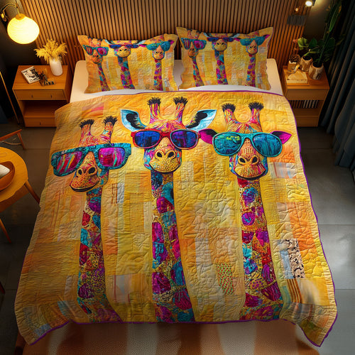 Groovy Funny Giraffes WN1103121CL Duvet Cover Set