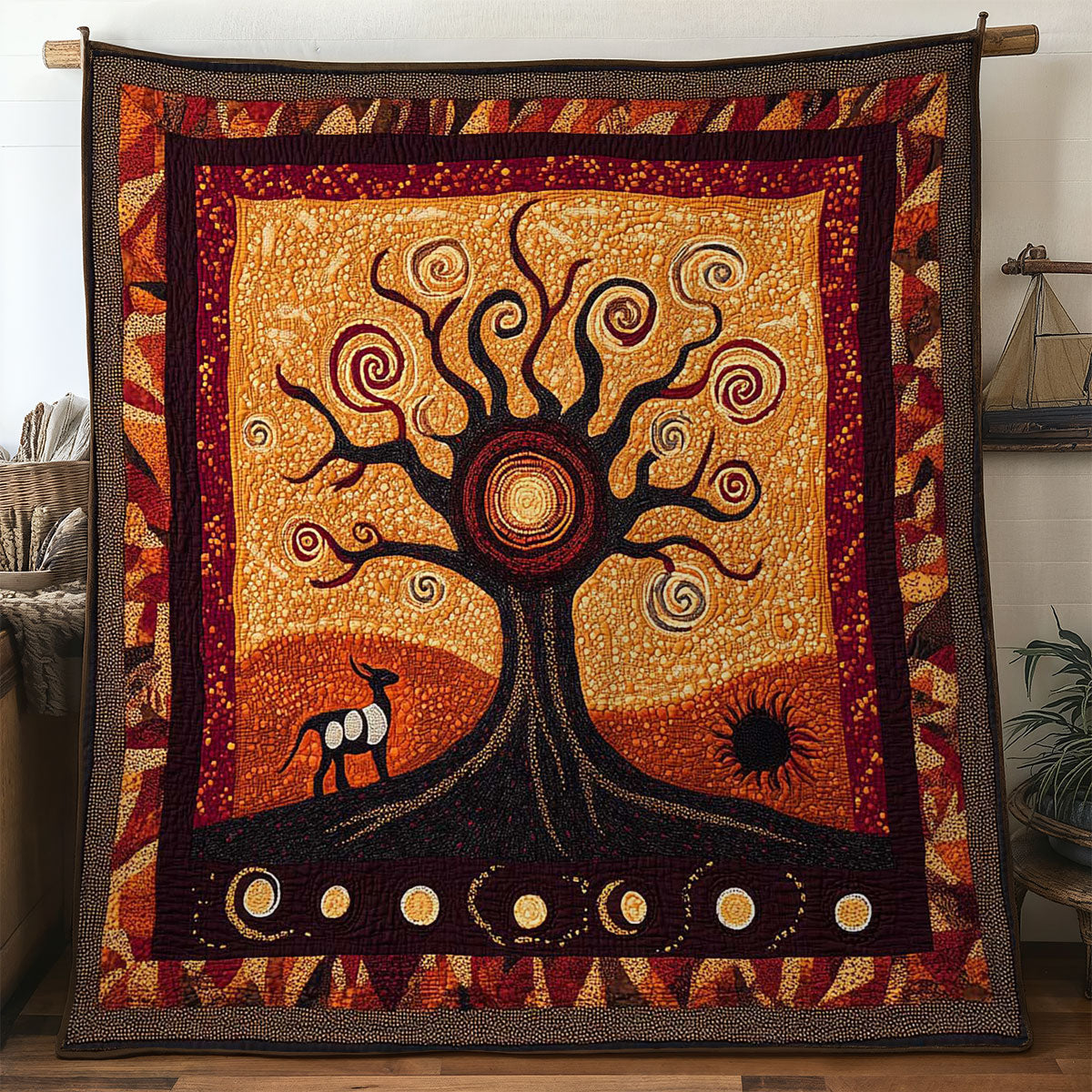 Aboriginal Baobab Home WN1904007CL Quilt