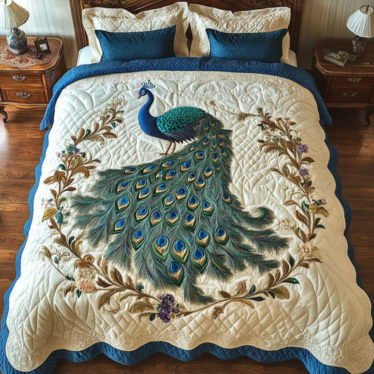 Majestic Peacock WP1501012CL Duvet Cover Set