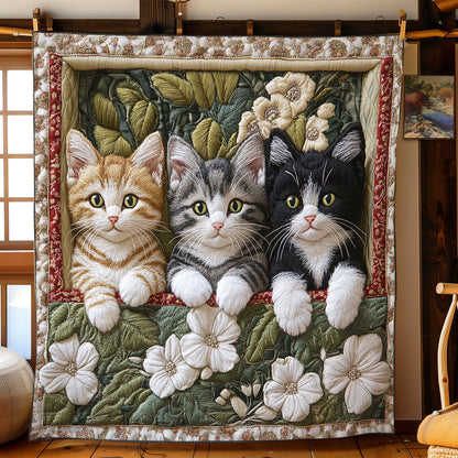 Flower Cat CW0701044CL Quilt