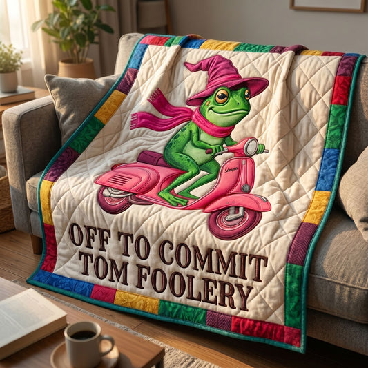 Frog Foolery Ride WN1704010CL Quilt