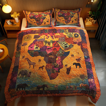 Patchwork African Safari WN1103137CL Duvet Cover Set